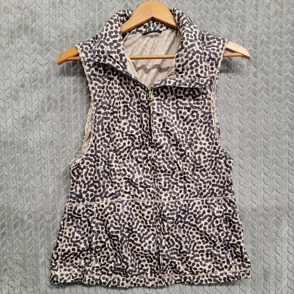 Lululemon Pack‎ It Up Ace Dot Spot Vest Jacket Women's Size 8 Hooded Sleeveless - Picture 1 of 13